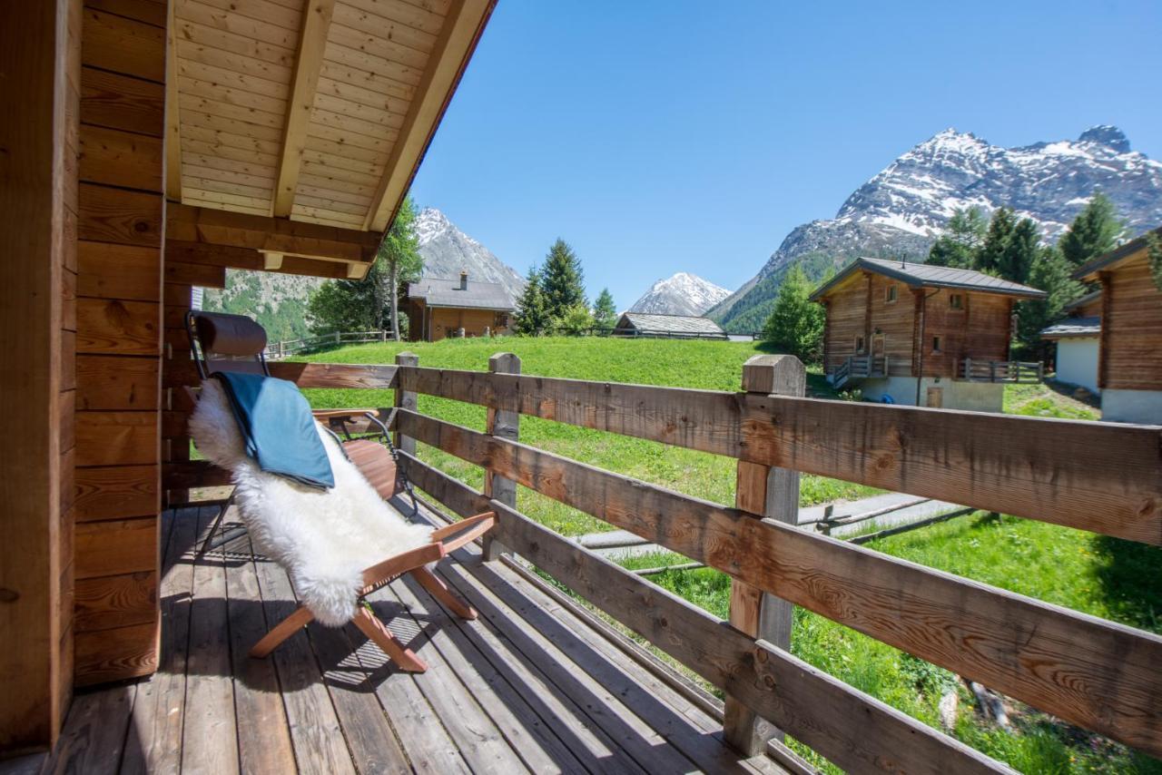 3-Schlafzimmer Chalet Eichhorn****, Saas Fee 1800M Villa Buitenkant foto