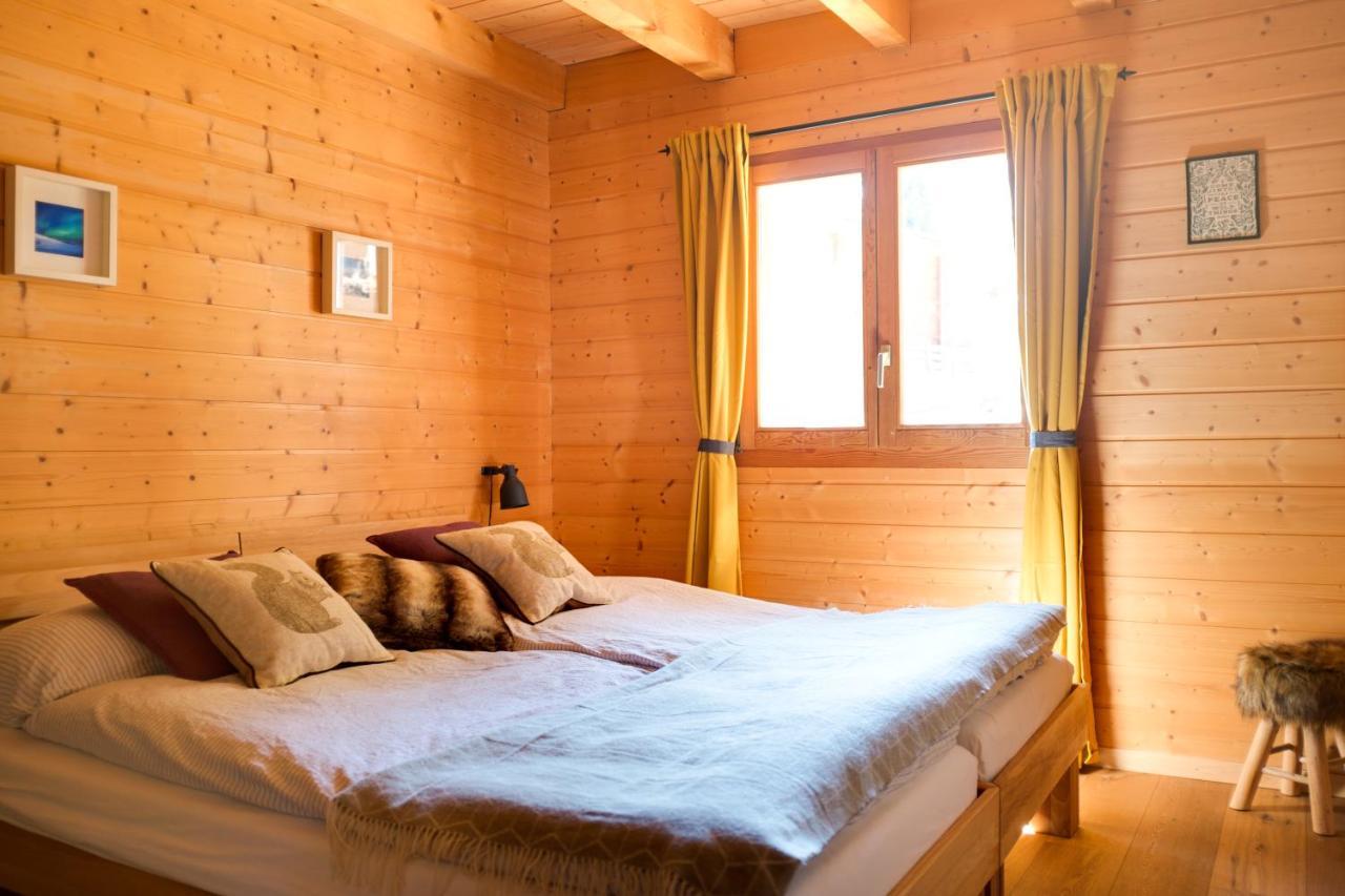 3-Schlafzimmer Chalet Eichhorn****, Saas Fee 1800M Villa Buitenkant foto