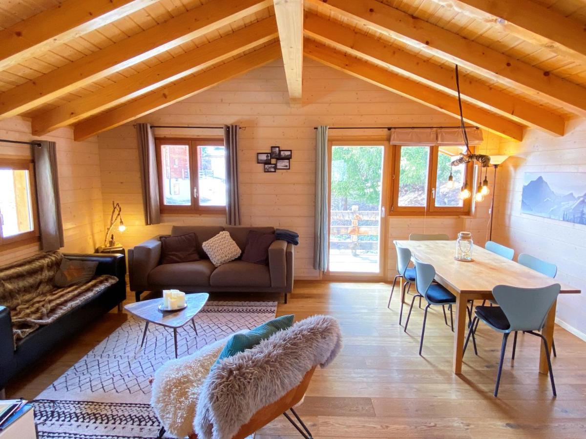 3-Schlafzimmer Chalet Eichhorn****, Saas Fee 1800M Villa Buitenkant foto